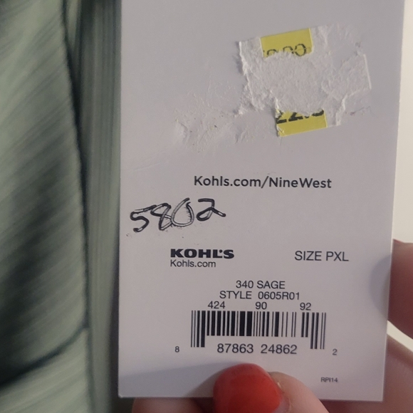 Nine West Sage Dress | Size XL - NWT - Picture 6 of 8